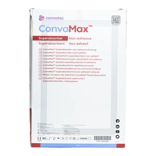 Convatec ConvaMax Pansement superabsorbant non adhésif