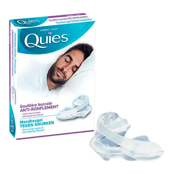 Quies gouttière buccale anti-ronflement