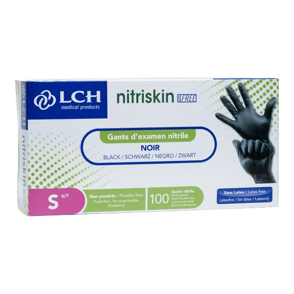 Gants nitrile non poudrés non stériles