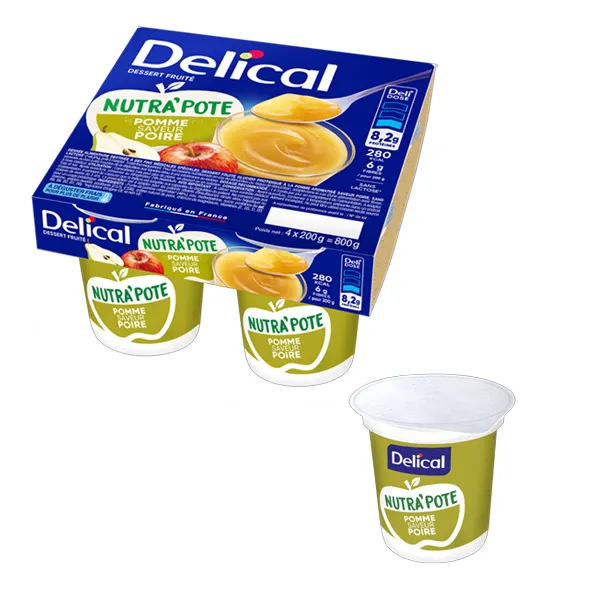 Delical Nutra pote compote hyperprotéinée