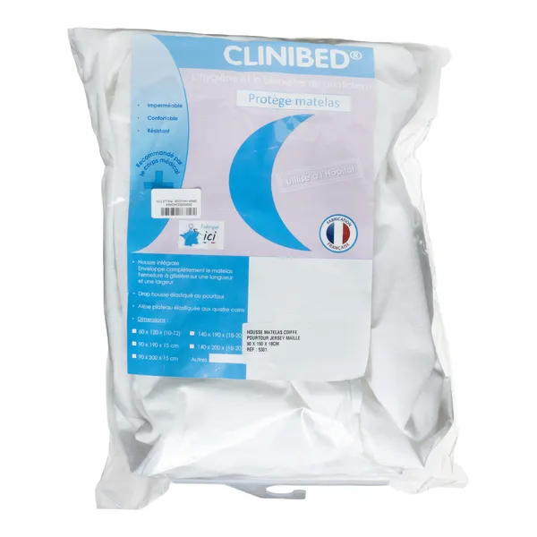 Clinibed protège-matelas textile enduit PVC