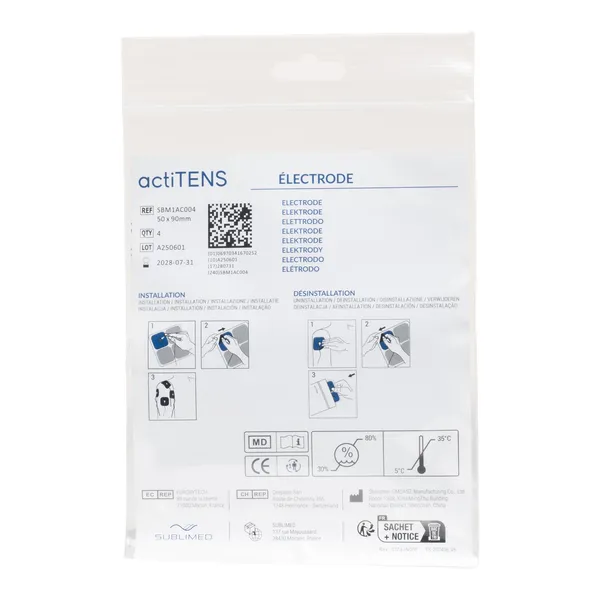ActiTENS Electrodes pour electrostimulateur