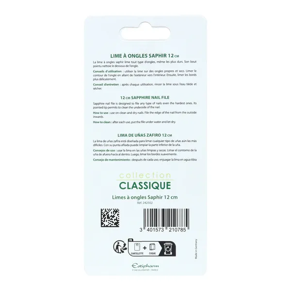 Lime à ongles saphir Estipharm