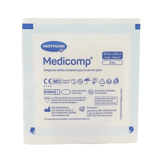 Medicomp compresses non tissées stériles