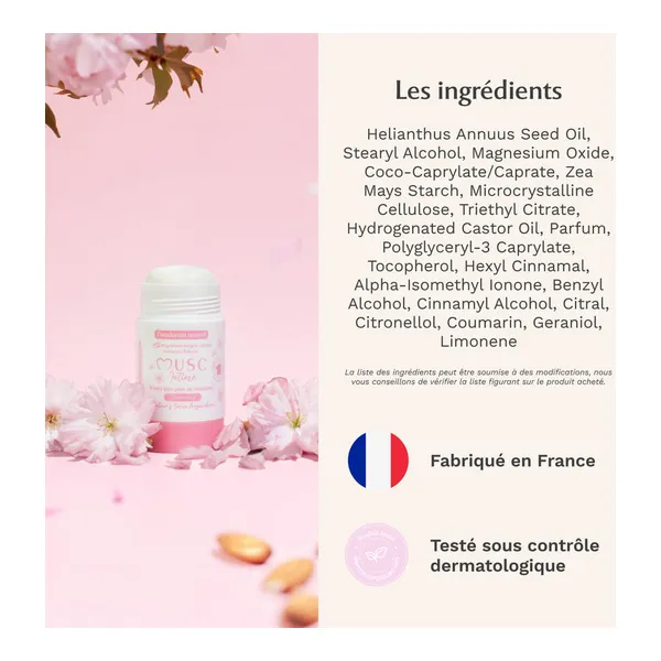 Musc Intime Déodorant Naturel