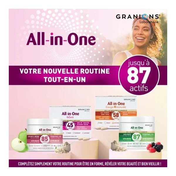 Granions All in One Green Mix Bien être et longévité poudre