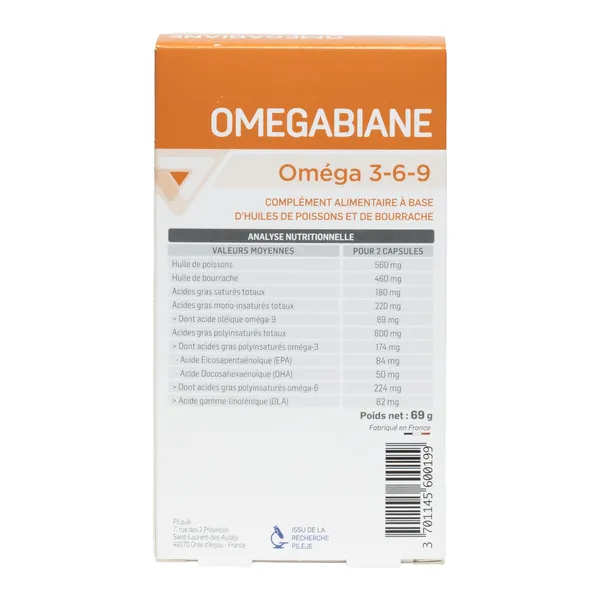 Pileje Omegabiane Omega 3-6-9
