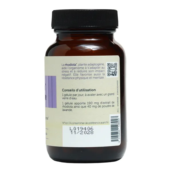 Vitavea Rhodiola et lavande gélules