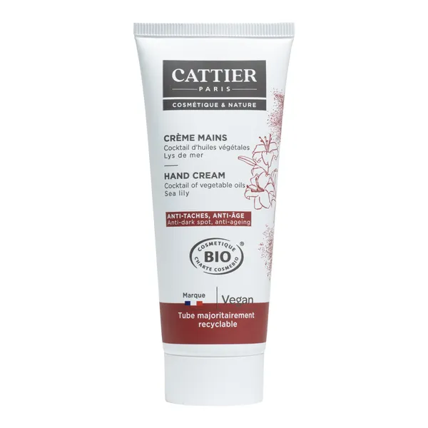 Cattier crème mains anti-taches Bio