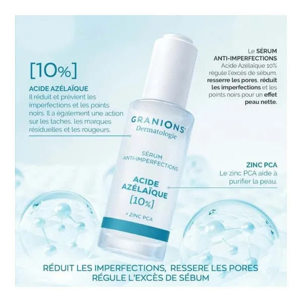 Granions Sérum anti imperfections Acide Azélaïque 10%