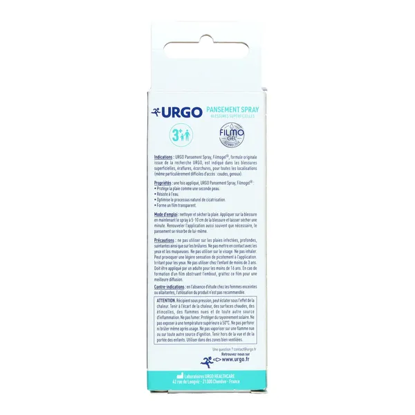 Urgo Filmogel pansement spray
