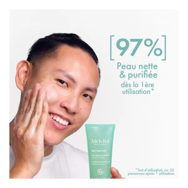 Melvita Nectar Pur Gel nettoyant purifiant bio