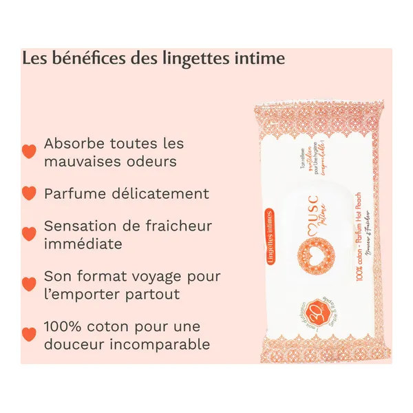 Musc Intime Lingettes intimes