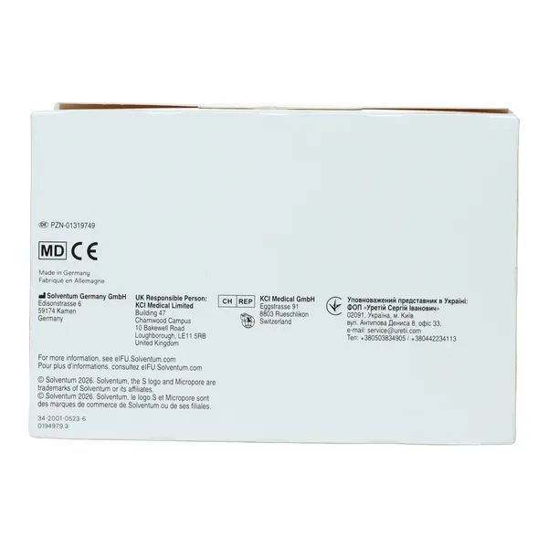 Solventum Micropore sparadrap blanc 2,5 cm x 9,14 m
