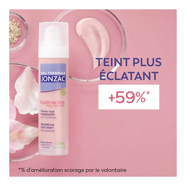Jonzac Sublimactive Crème Rose Revitalisante Bio