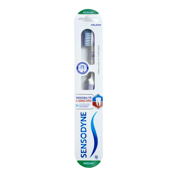 Sensodyne Brosse à dents Sensibilité et Gencives Medium