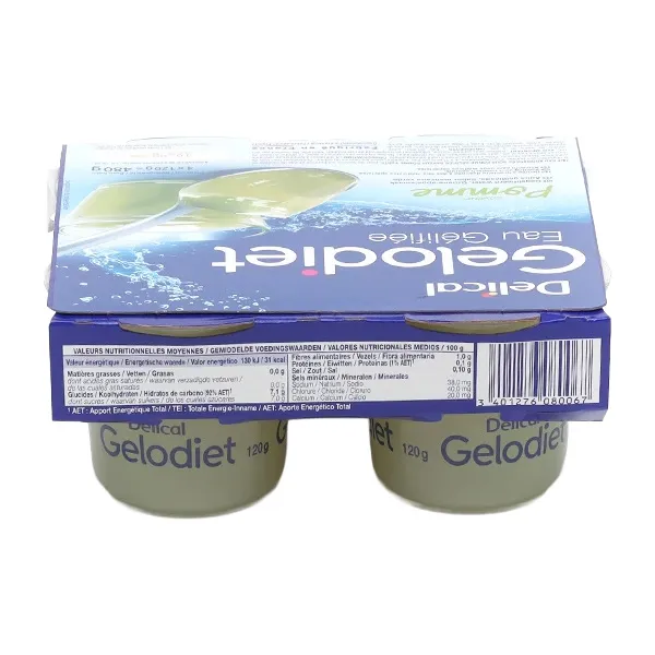 Gelodiet eau gélifiée