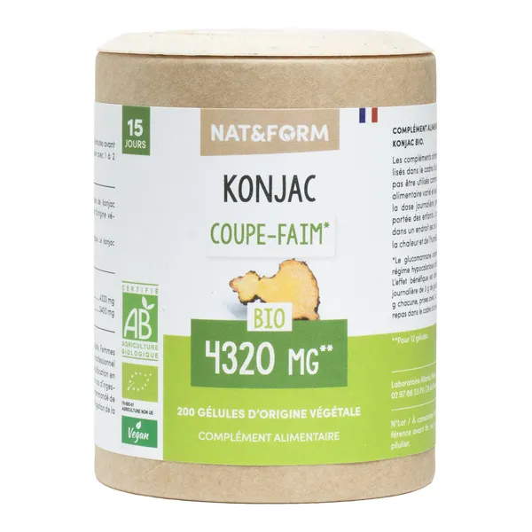 Nat et Form Ecoresponsable Konjac bio gélules