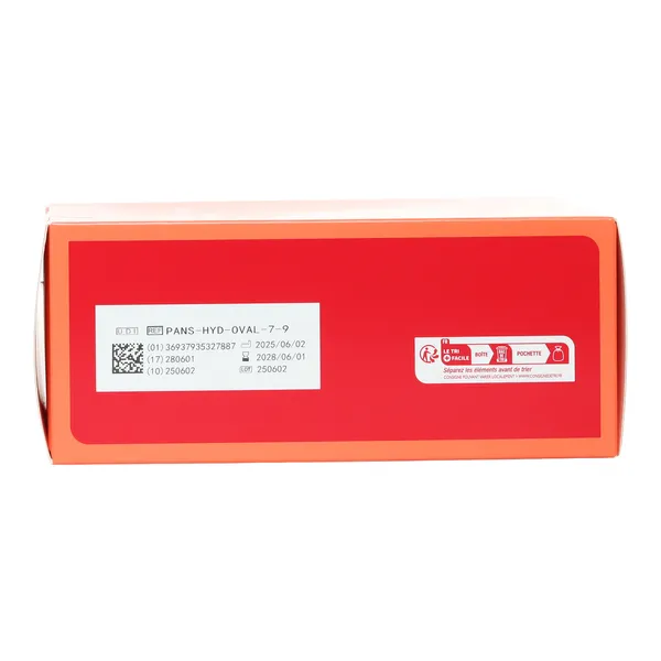 Pansement hydrocellulaire siliconé adhésif ovale Santécare
