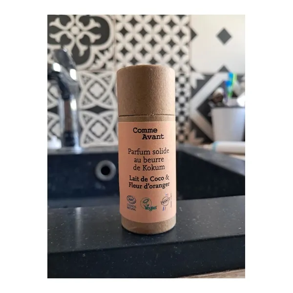Comme Avant Parfum solide au beurre de kokum