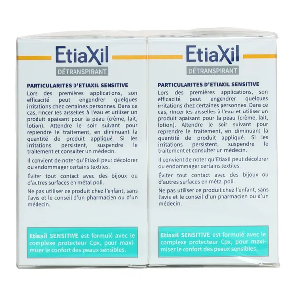 Etiaxil Sensitive Aisselles détranspirant roll-on