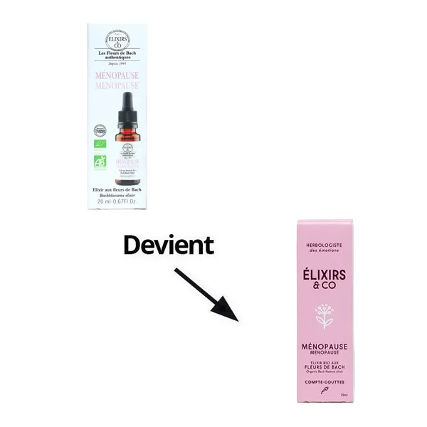 Elixirs and Co Fleurs de Bach Ménopause gouttes bio