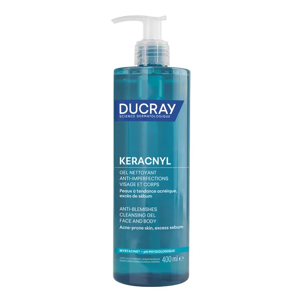 Ducray Keracnyl gel nettoyant anti imperfections