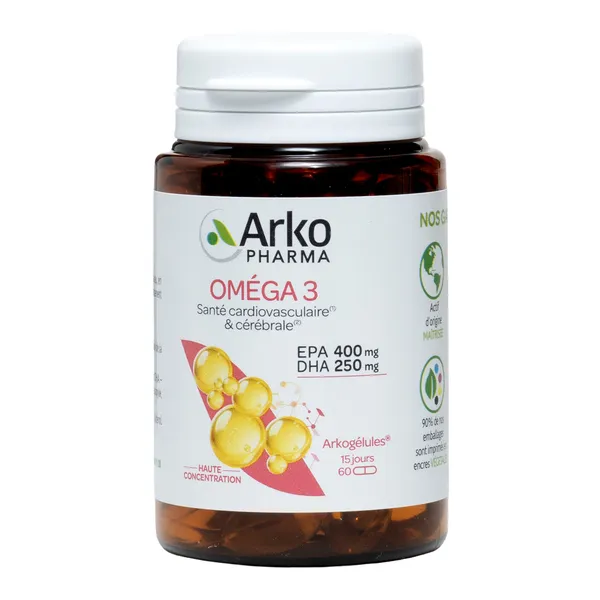 Arkogélules Oméga 3 capsules