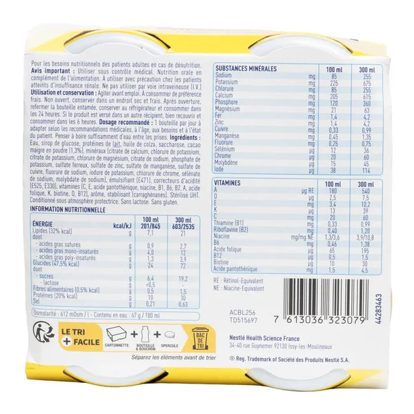Renutryl Booster boisson hyperprotéinée hypercalorique
