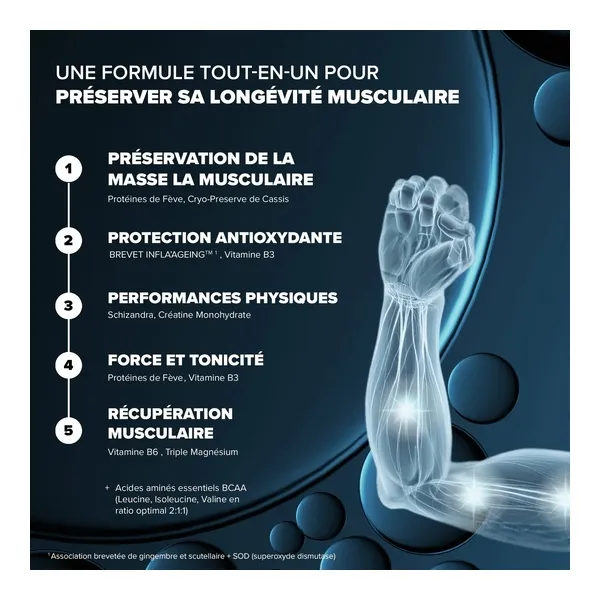 Arkopharma Santé longévité Capital musculaire poudre
