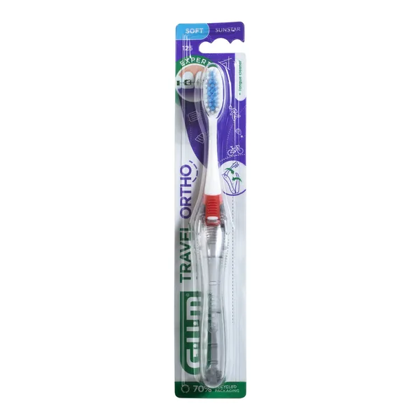 Gum Ortho Travel Brosse à dents