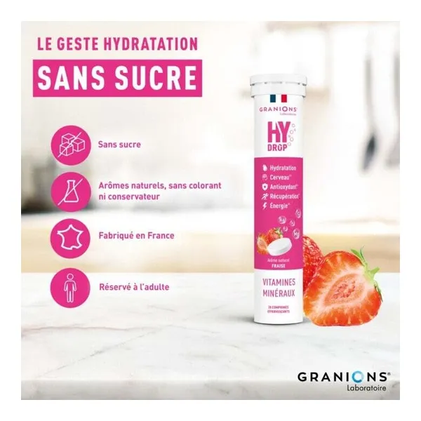 Granions Hydrop Vitamines et Minéraux comprimés