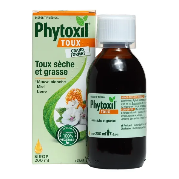Phytoxil sirop toux sèche et grasse