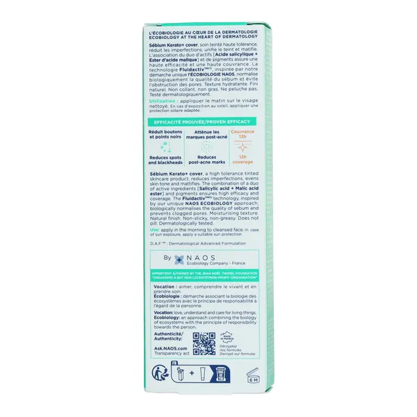 Bioderma Sébium Kerato+ Cover Gel-crème teinté anti-imperfections