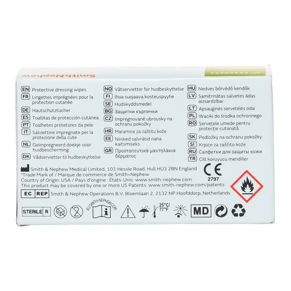 Skin Prep Lingettes imprégnées protectrices