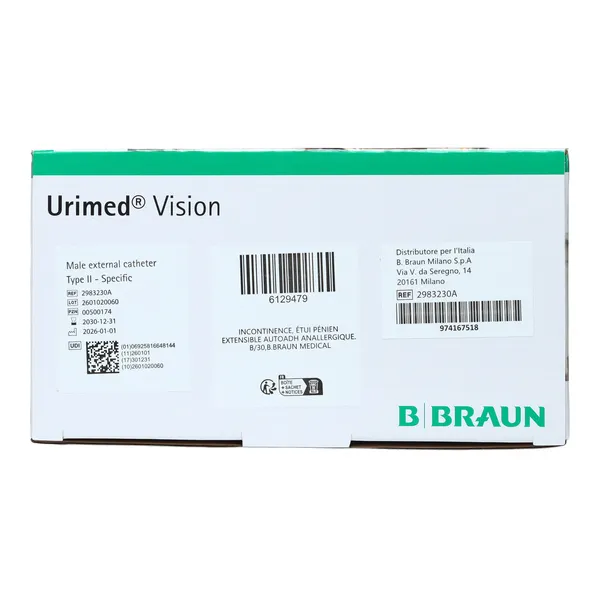 B Braun Urimed Vision Specific Étuis péniens auto-adhésifs x30