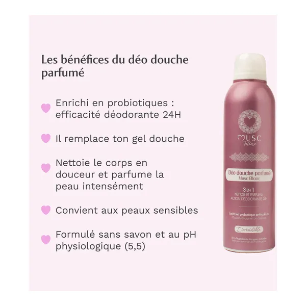 Musc Intime Deo douche parfumé