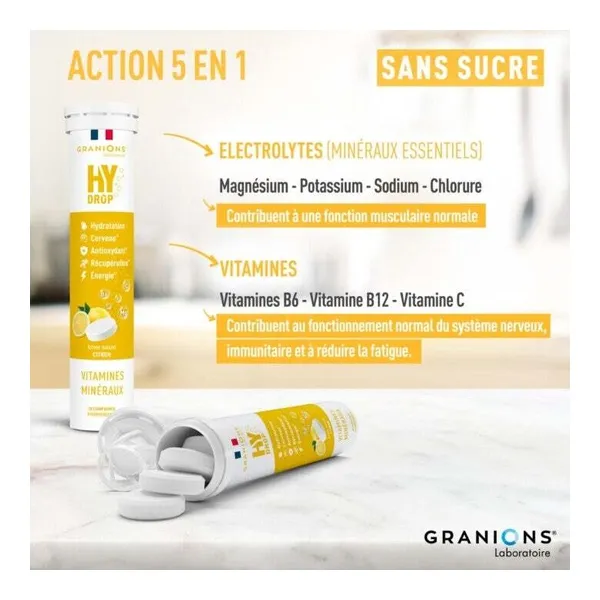 Granions Hydrop Vitamines et Minéraux comprimés