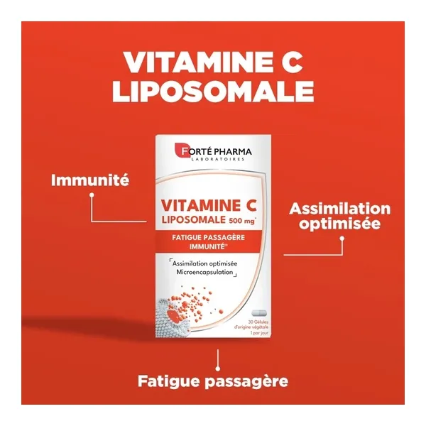 Forté Pharma Vitamine C Liposomale 500 mg gélules
