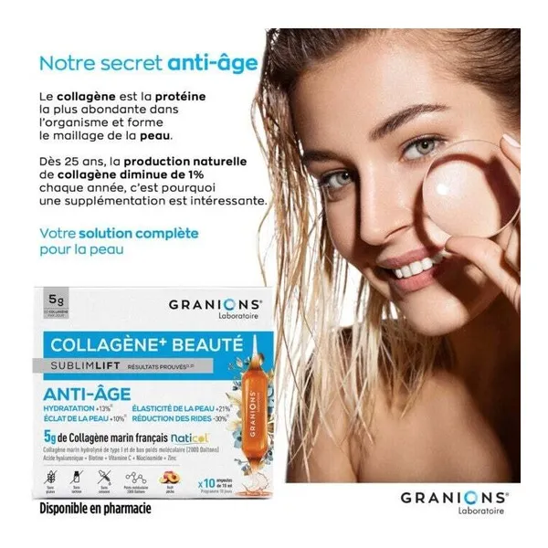 Granions Collagène+ Beauté SublimLift ampoules