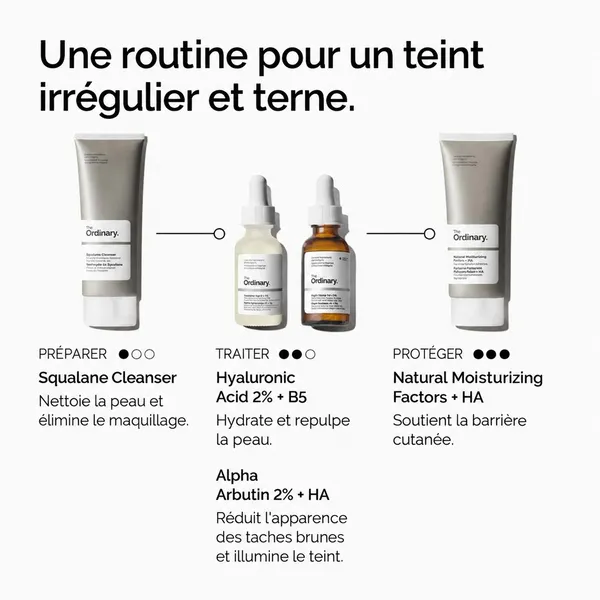 The Ordinary Alpha Arbutin 2% + HA sérum visage