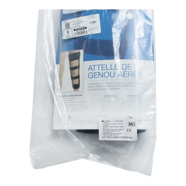 Attelle de genou aérée Orliman Axess