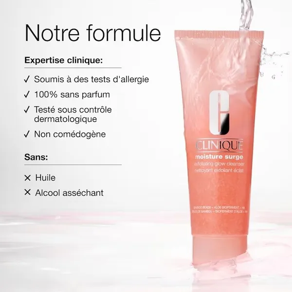 Clinique Moisture Surge Nettoyant exfoliant éclat