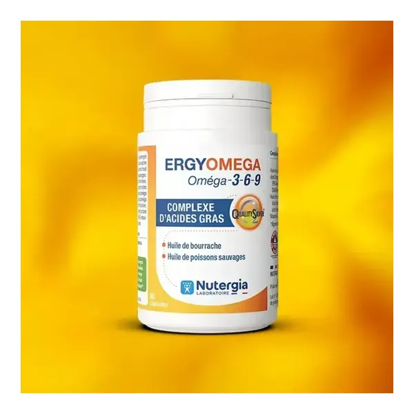 Nutergia Ergyomega Oméga 3 6 9 capsules