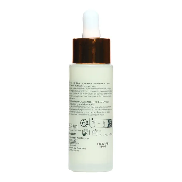 Eucerin Oil Control Sérum solaire UV ultra léger SPF 50+