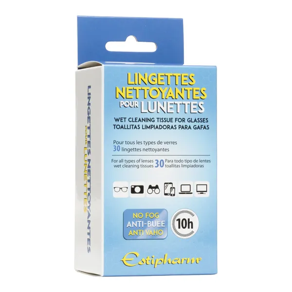 Lingettes nettoyantes pour lunettes Estipharm