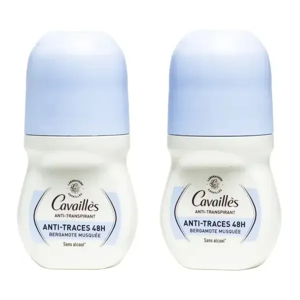 Cavaillès Deodorant anti transpirant 48h Bergamotte musquée roll on