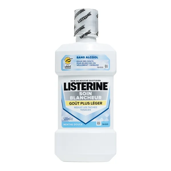 Listerine Soin blancheur Bain de bouche Menthe douce