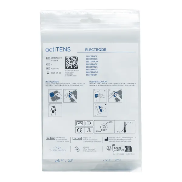 ActiTENS Electrodes pour electrostimulateur