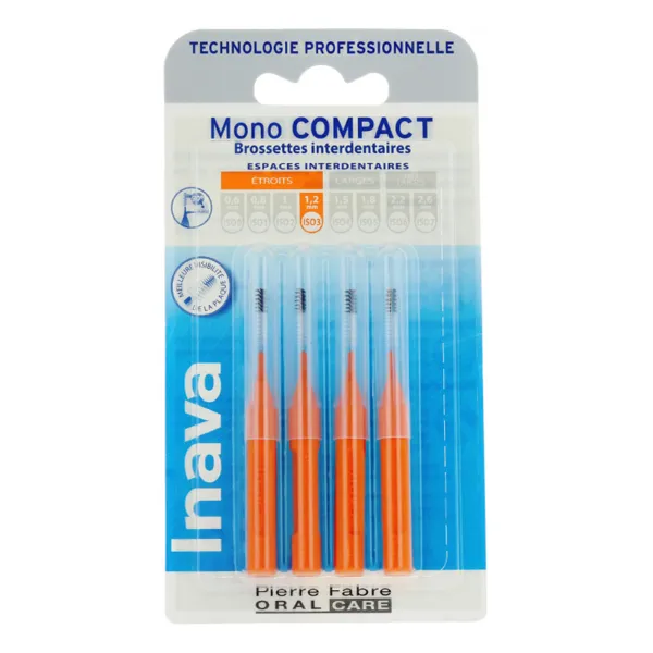 Inava Mono Compact Brossettes interdentaires